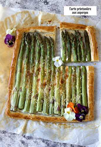 Tarte printanière à l'asperge