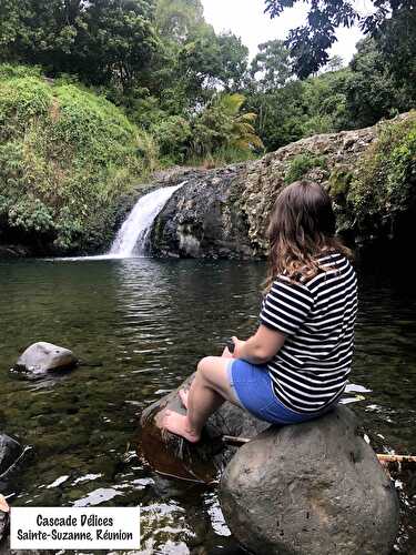 Cascade Délices à Sainte-Suzanne (Réunion), facilement accessible et parfaite à faire en famille