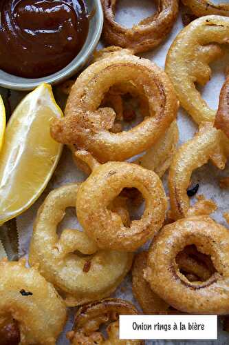 Onion rings à la bière