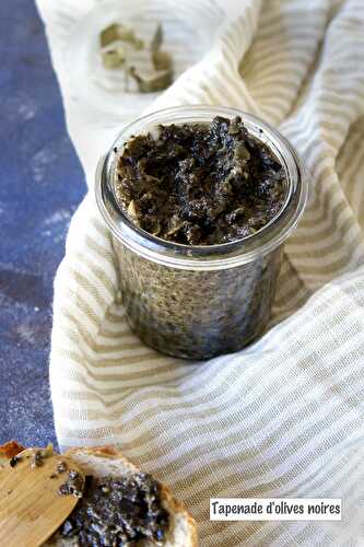 Tapenade d'olives noires