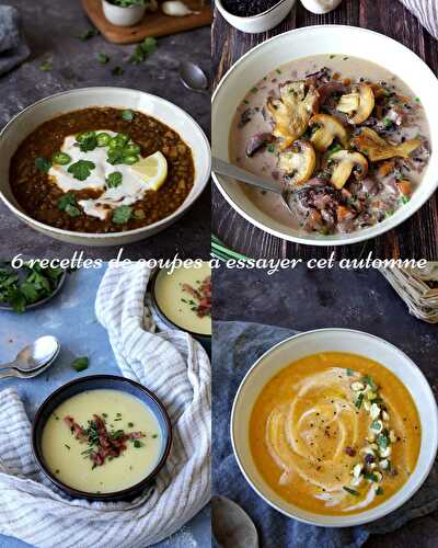 6 recettes de soupes à tester cet automne