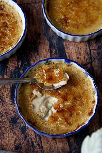 Crème brûlée au chaï masala