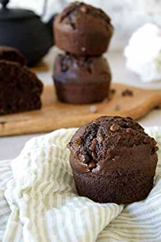 Muffins moelleux tout chocolat