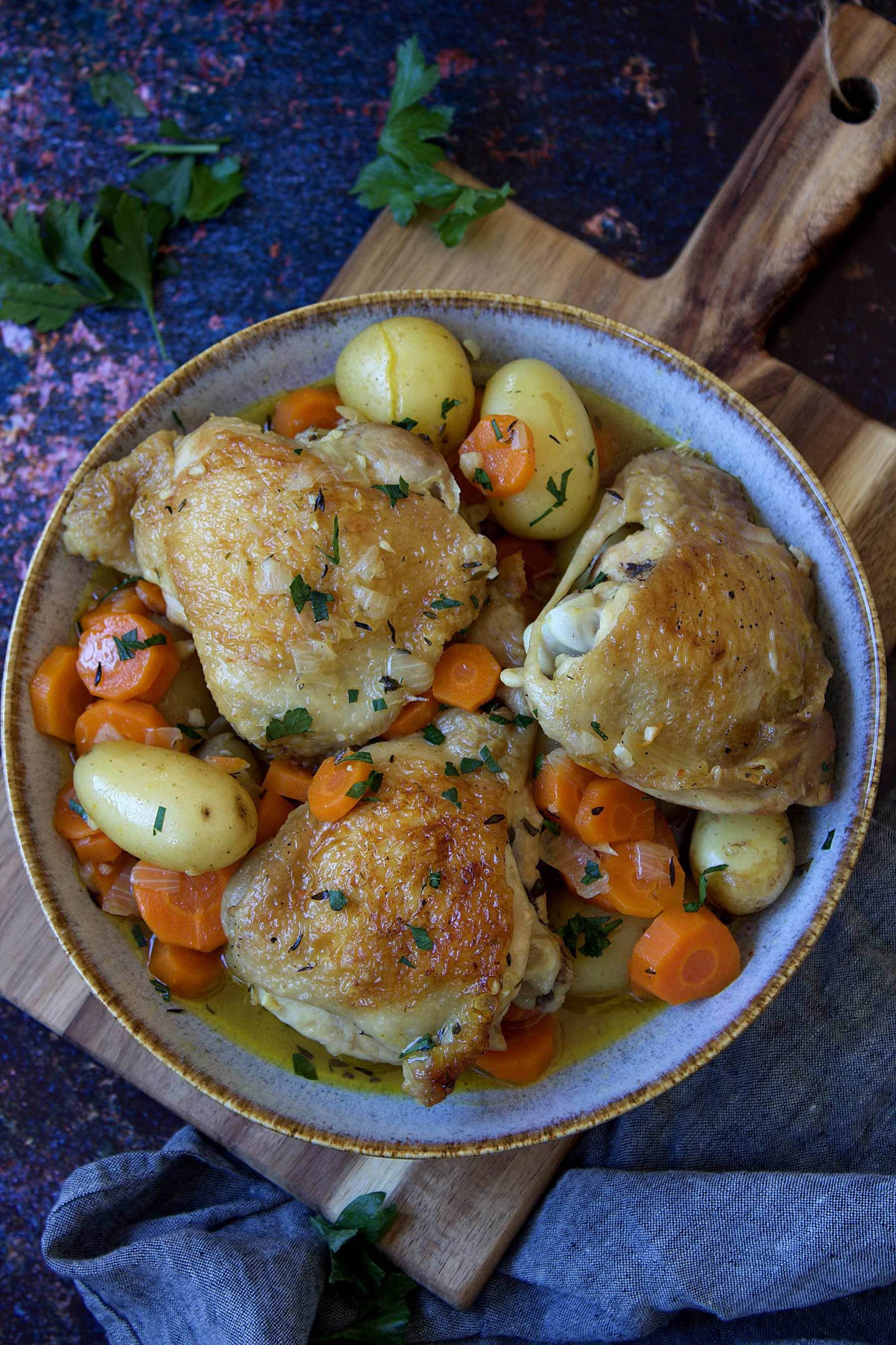 Mijoté de poulet aux légumes