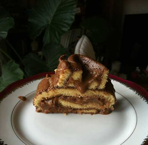 Bûche chocolat-poire