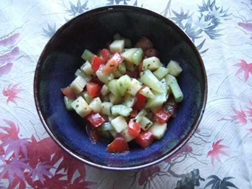 Salade fraicheur : 2 variations - Trucs et recettes d'Alexa ou comment cuisiner sans sel