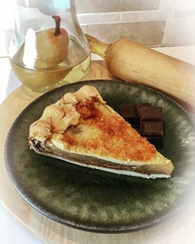 Tarte poires et chocolat