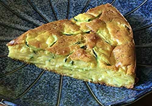 Tarte invisible à la courgette et au curcuma