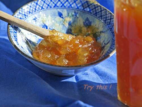 Confiture d'oranges amères et bergamotes - Try this !