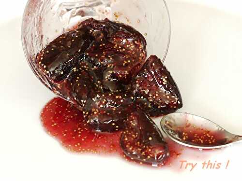 Confiture de figues noires - Try this !