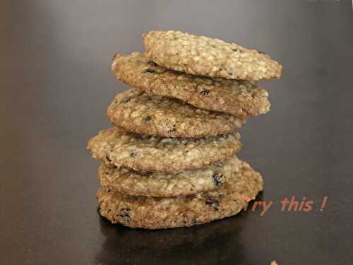 Cookies au Lait Ribot, à l'avoine et aux raisins secs - Try this !