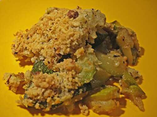 Crumble de courgettes au thym - Try this !