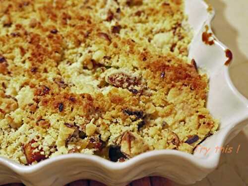 Crumble de haddock et poireaux - Try this !