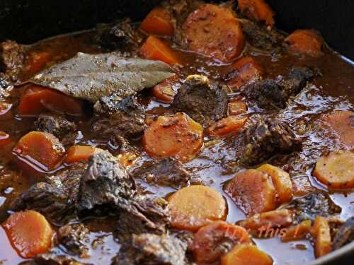 Daube de joues de boeuf - Try this !