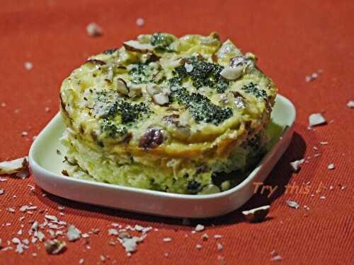 Flans brocolis et noisettes - Try this !