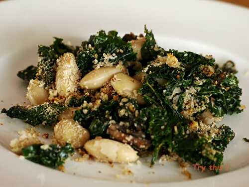 Gratin de kale et haricots blancs - Try this !