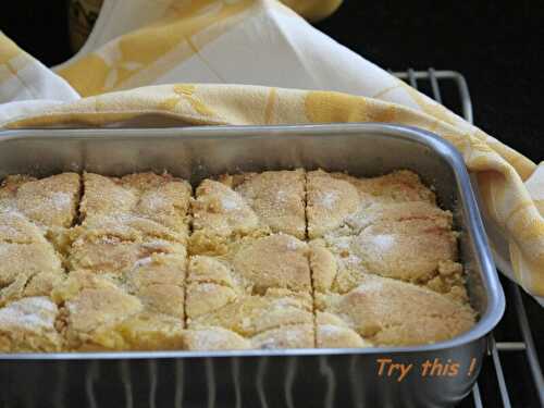 Lemon shortbread - Try this !