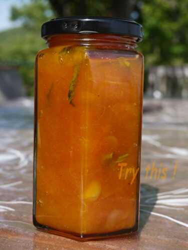 Marmelade d'abricots à la verveine et aux amandes - Try this !
