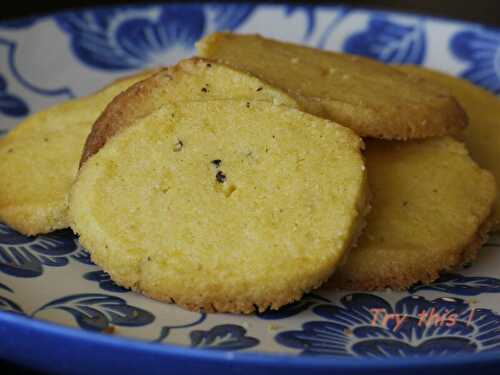 Petits gâteaux au citron et au poivre - Try this !