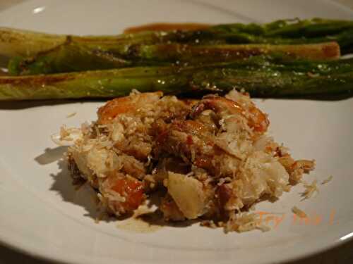 Pinces de crabe et jeunes poireaux grillés - Try this !
