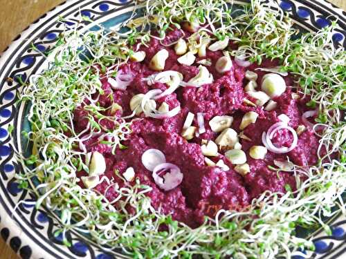 Puréed beets with yogurt and za'atar (Mousse de betteraves au yaourt et zaatar) - Try this !