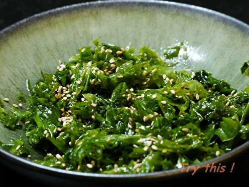 Salade d'algues à la japonaise - Try this !