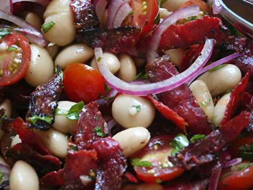 Salade d'haricots blancs d'Espagne au chorizo - Try this !