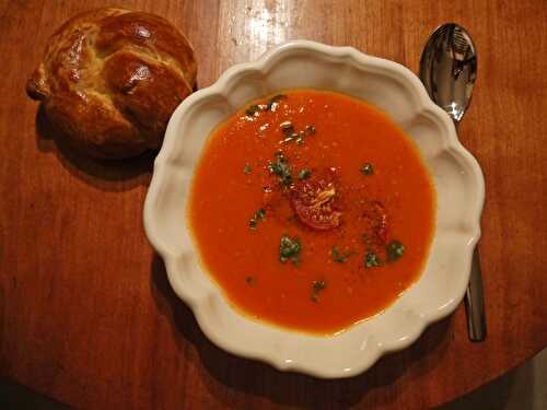 Soupe à la tomate, tomates rôties - Try this !