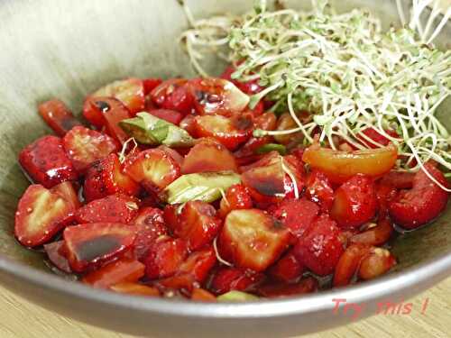 Tartare de fraises et tomates - KKVKVK#56 - Try this !
