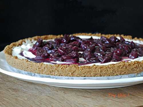 Tarte aux cerises façon cheesecake - Try this !