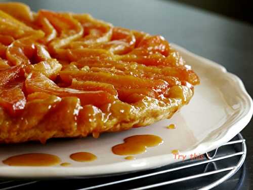 Tarte tatin aux coings - Try this !