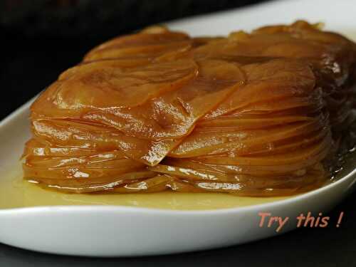 Terrine de pommes (sans oeuf ni lactose) - Try this !