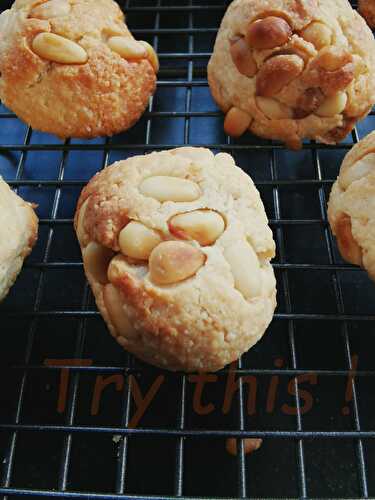 Bouchées amandes et pignons - Try this !