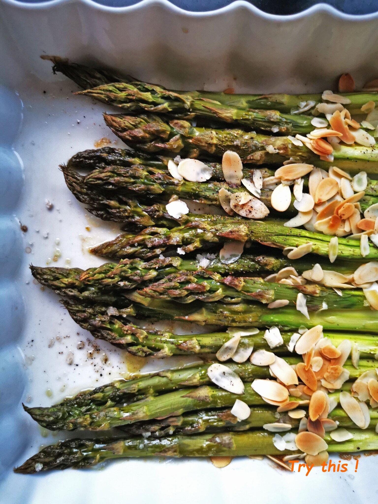 Asperges rôties