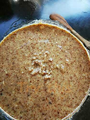 Purée d'amandes et noix de pécan maison