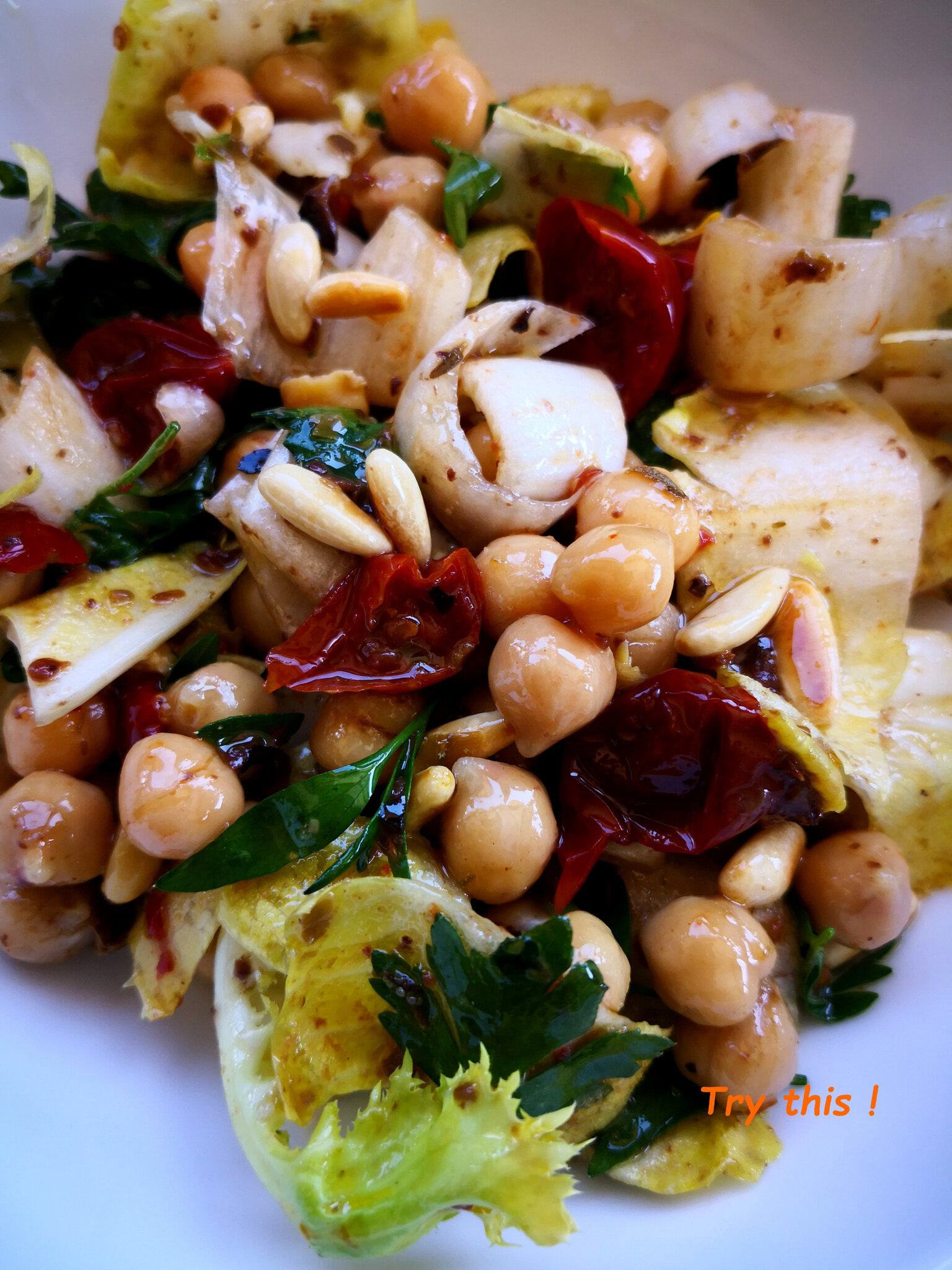 Salade de pois chiches du Sud