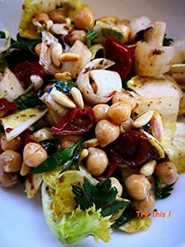 Salade de pois chiches du Sud