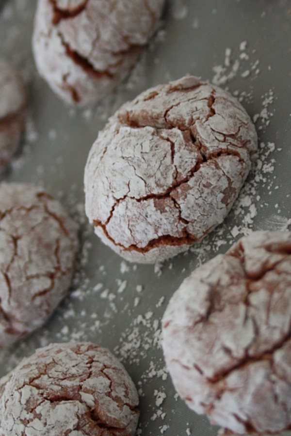 Amaretti au Chocolat Noir