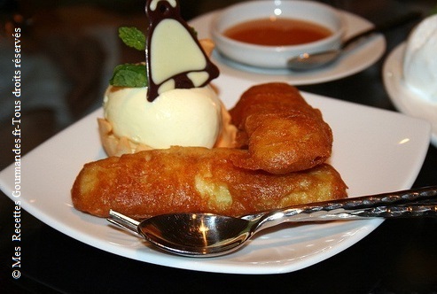 Beignets de banane ou ananas