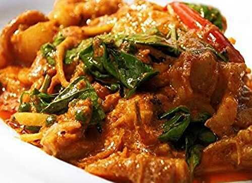 Bœuf au curry panaeng