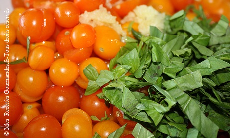 Bruschetta de Tomate et mozzarella