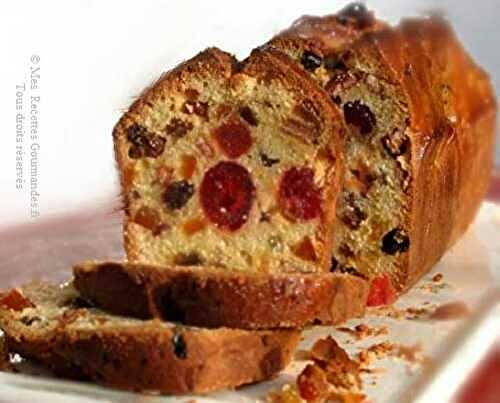 Cake anglais aux fruits confits