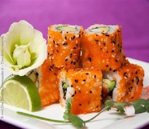 California Rolls Tobiko