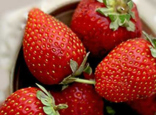 Carpaccio de fraises , réduction vinaigre Balsamique
