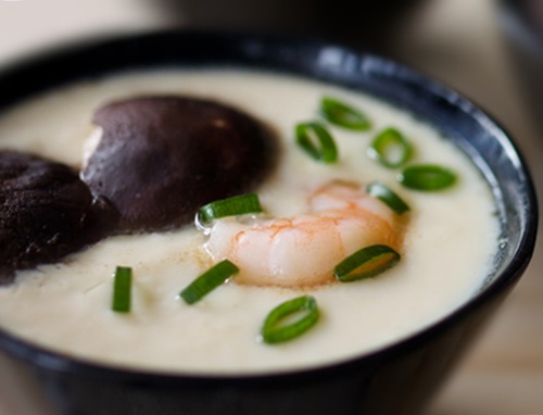 Chawanmushi  aux crevettes