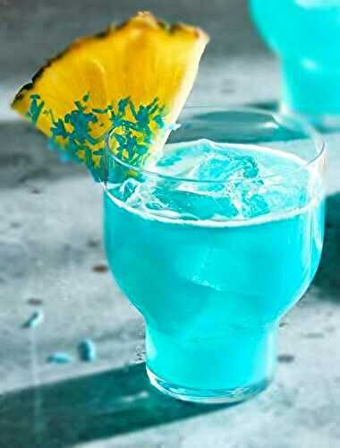 Cocktail Bleu Hawaiian