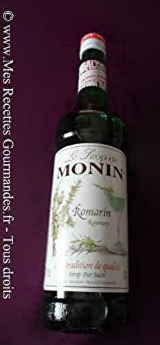 Cocktail de Poires au Sirop de Romarin MONIN