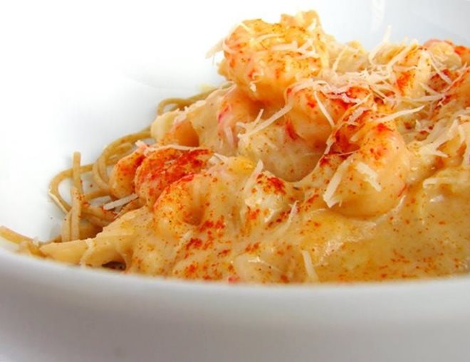 Cocotte écrevisses  sauce Cognac