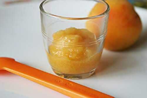 Compote d'abricots (Bebe 6 mois)