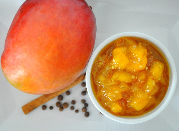 Compote de mangue au gingembre